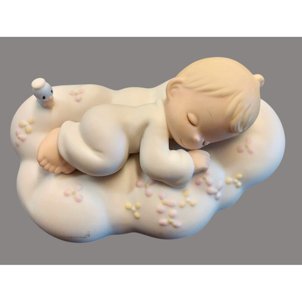 Precious Moments Safe In The Arms Of Jesus Figurine 1992 T32 O